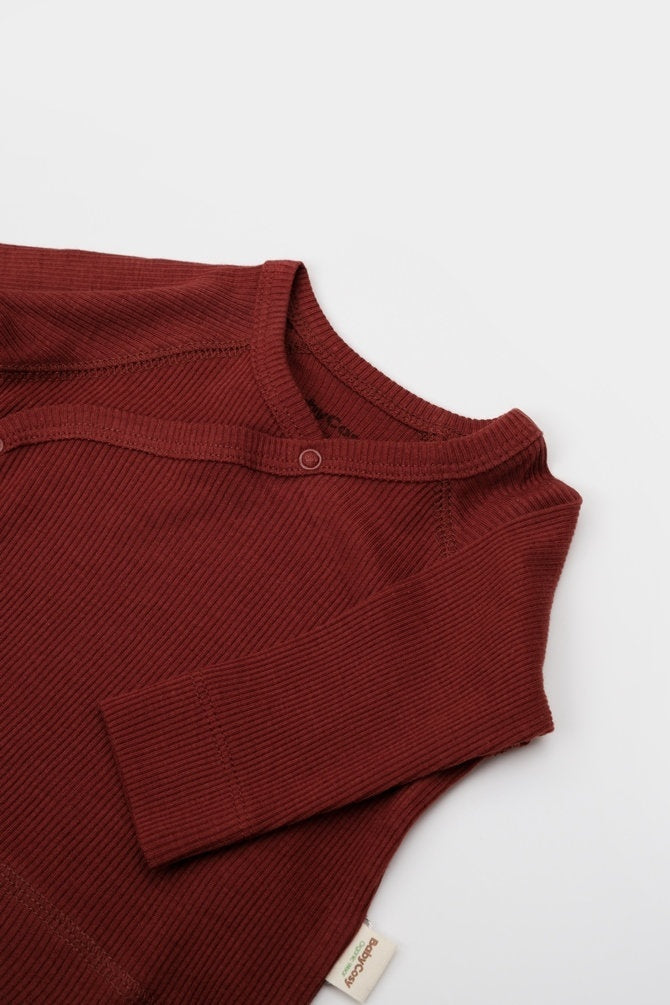 Cutie 4 piese pentru nou nascut - 100% bumbac organic - Verde pal, BabyCosy